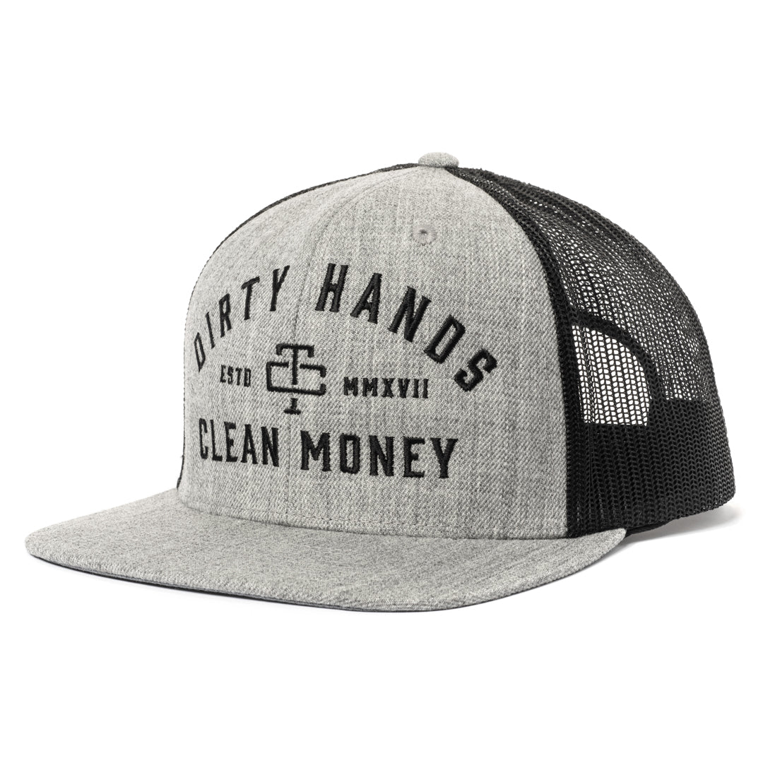 Troll Co. Men's "Dirty Hands Clean Money" Meshback Snapback Hat Hats & Caps Troll Co.