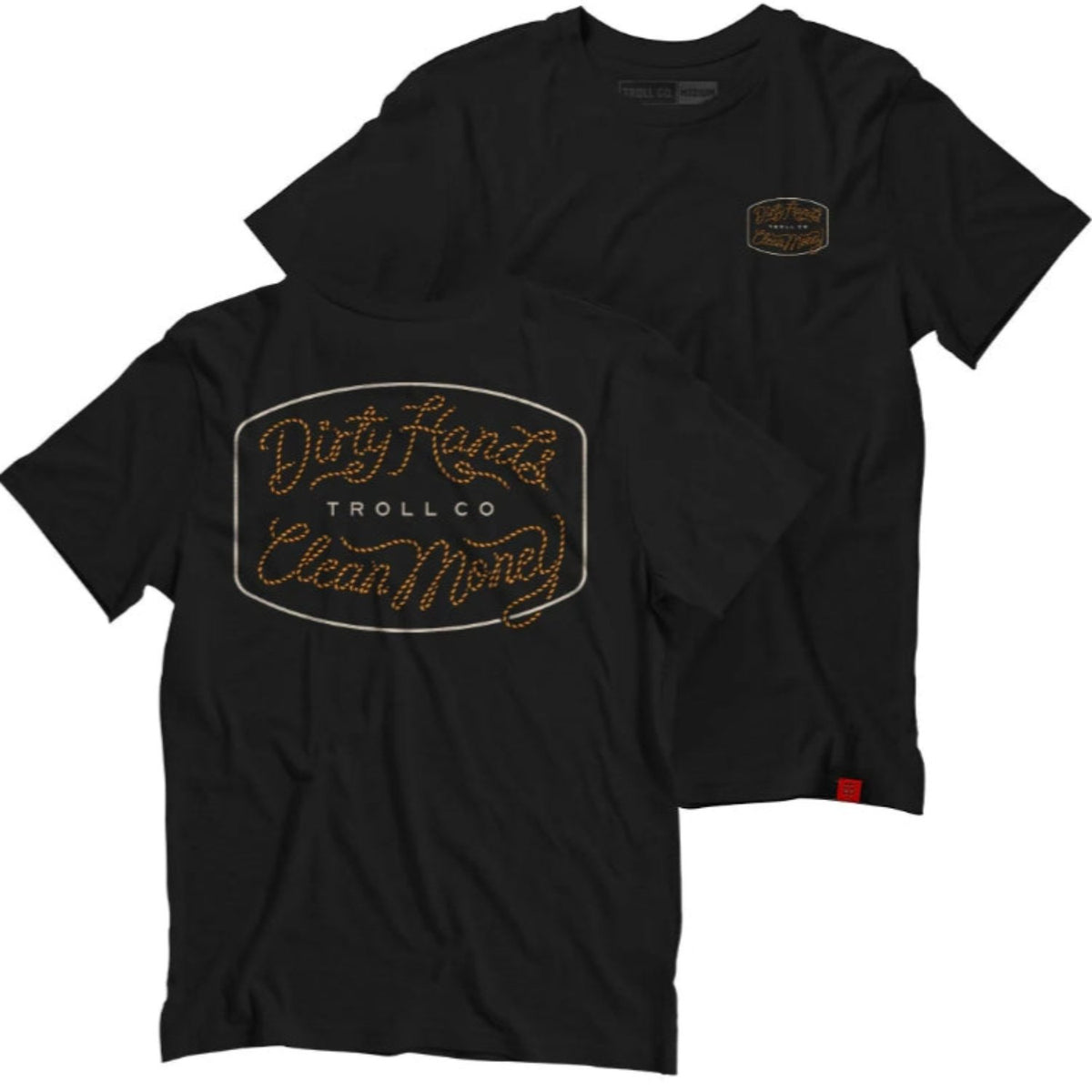 Troll Co. Men&#39;s Howdy &quot;Dirty Hands Clean Money&quot; T-Shirt - Work World - Workwear, Work Boots, Safety Gear