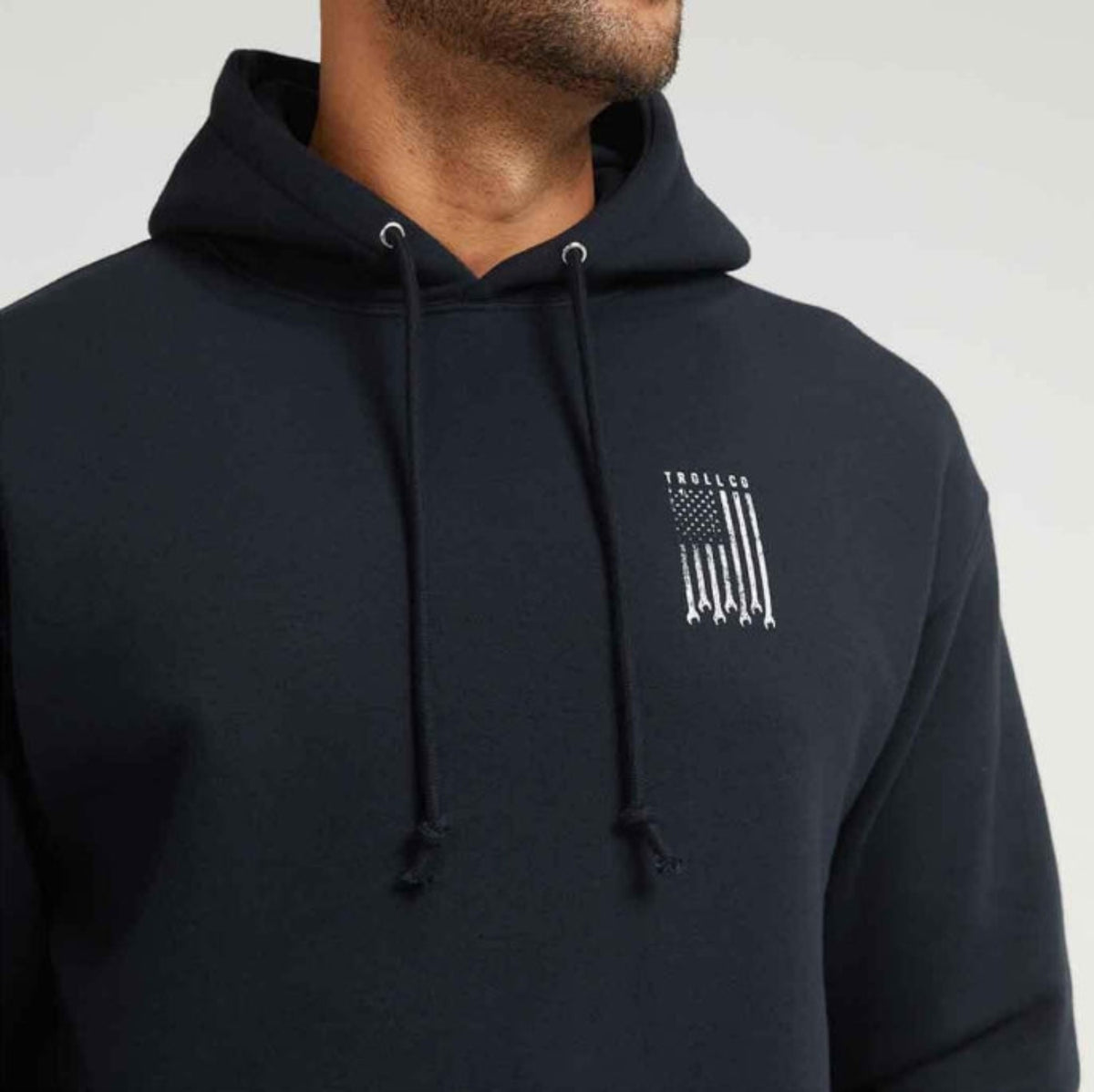 Troll Co. Men&#39;s &quot;Dirty Hands Clean Money&quot; Flagship Graphic Hoodie - Work World - Workwear, Work Boots, Safety Gear