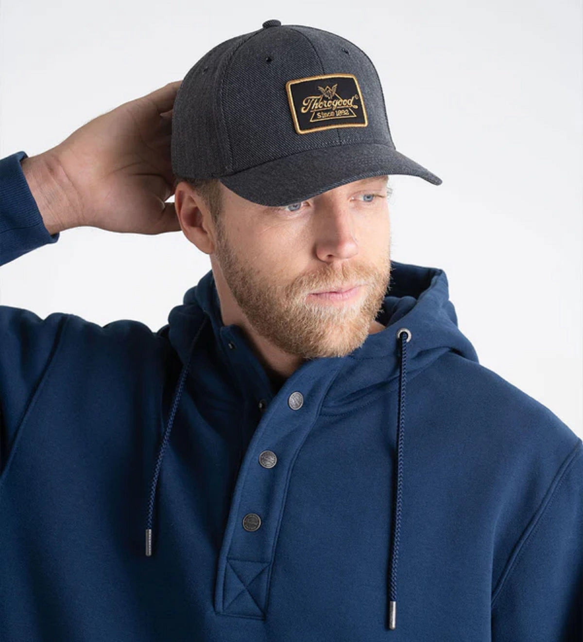 Thorogood Classic Logo Patch Stretch Cap Hats & Caps Thorogood