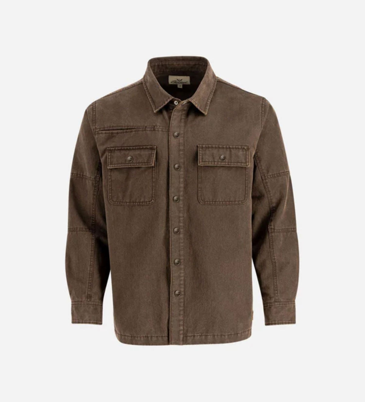 Thorogood Men's Sueded Snap-Front Shirt Jacket Jackets & Coats Thorogood Old Fashion Brown 2XL Reg