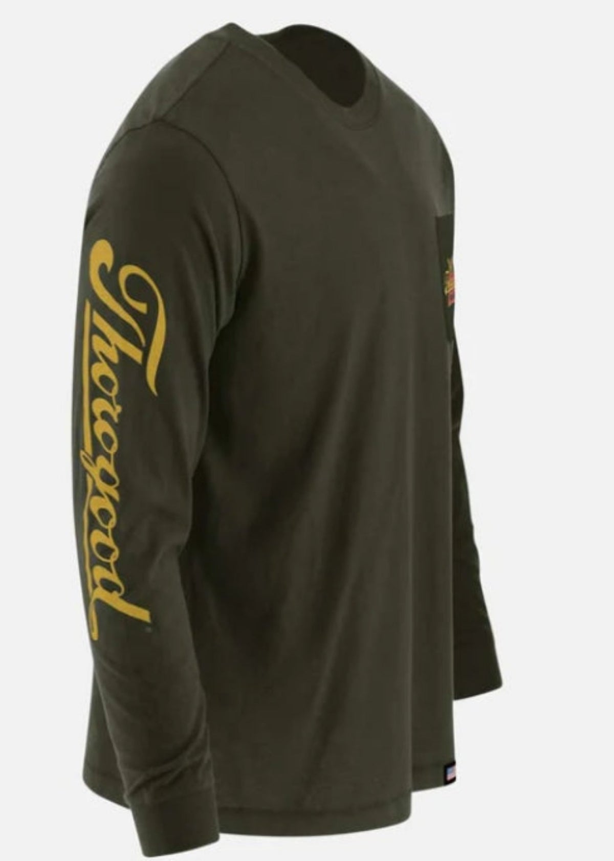 Thorogood Logo Graphic Chest Pocket Cotton Long Sleeve T-Shirt T-Shirts Thorogood