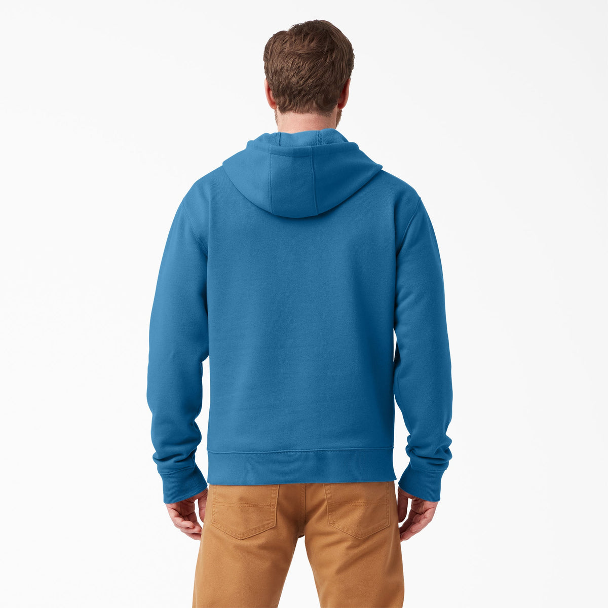 Dickies Men's Tri-Color Logo Knit Fleece Hoodie Sweatshirts & Hoodies Dickies
