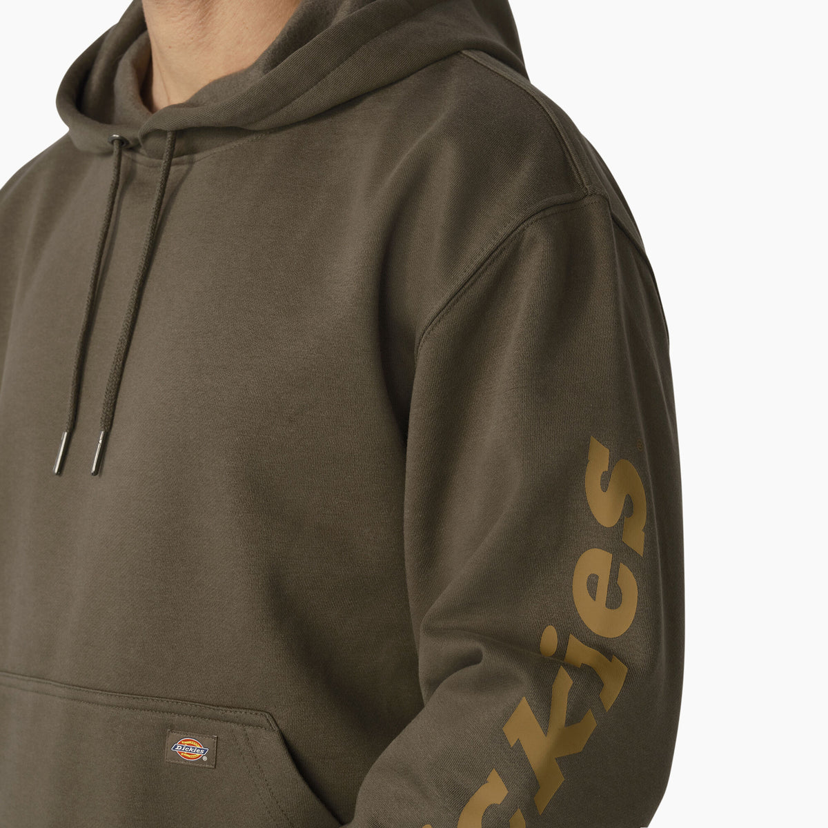 Dickies Men&#39;s Water Repellent Sleeve Logo Hoodie - Work World - Workwear, Work Boots, Safety Gear