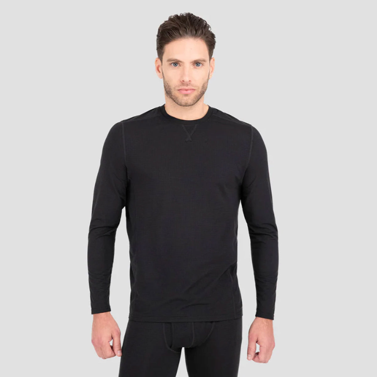 Terramar Men&#39;s Transport® Lightweight Performance Long Sleeve Crew Top - Work World - Workwear, Work Boots, Safety Gear