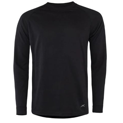 Terramar Men's 2-Layer Authentic Thermal Crew Thermals & Underwear Terramar Black 2XL Reg