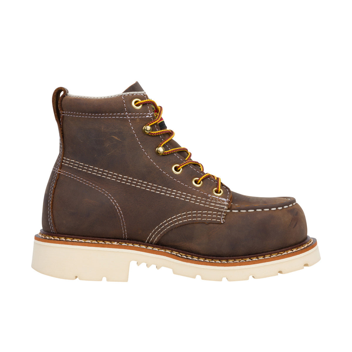 Thorogood Women's American Heritage 6 Inch Moc Toe Maxwear 90 Steel Toe Work Boots Thorogood Crazy Horse 10 M