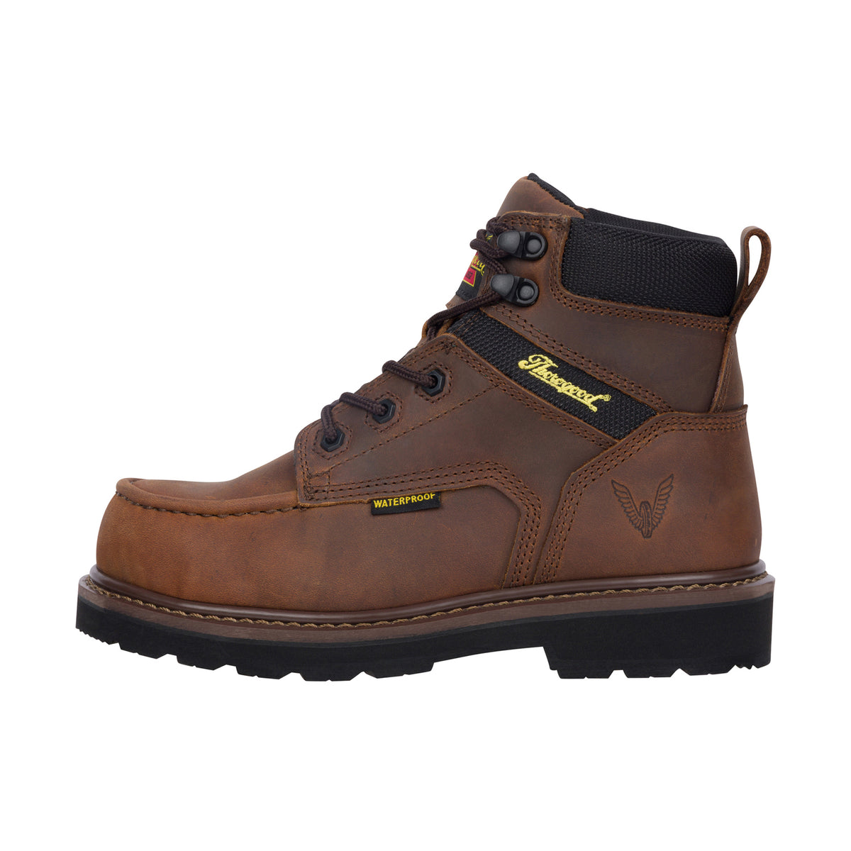 Thorogood Men's Jobsite Series 6 Inch Moc Toe Comp Toe Work Boots Thorogood