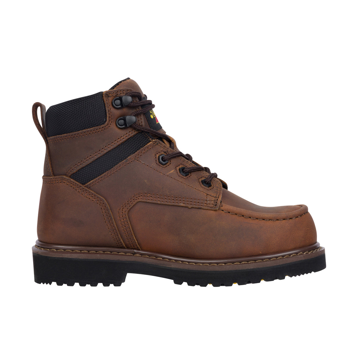 Thorogood Men's Jobsite Series 6 Inch Moc Toe Comp Toe Work Boots Thorogood Crazy Horse 10 2E