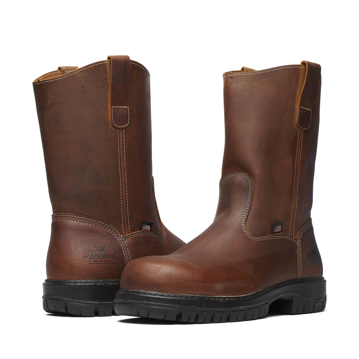 Thorogood Men's Genesis Unlined Wellington 11" Comp Toe Work Boot Work Boots Thorogood