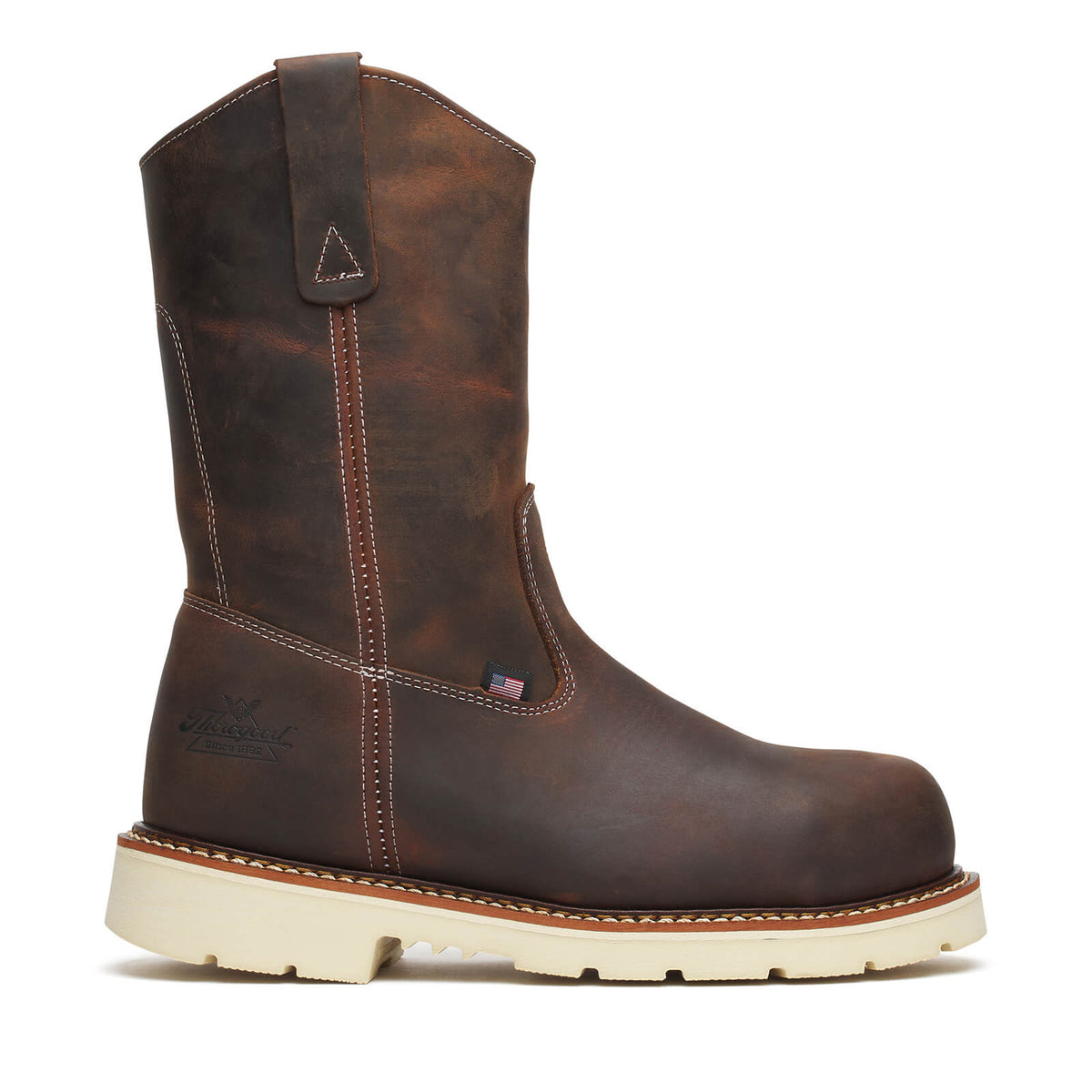 Thorogood Men's American Heritage 11" MAXWear 90 Wellington Steel Toe Work Boot
