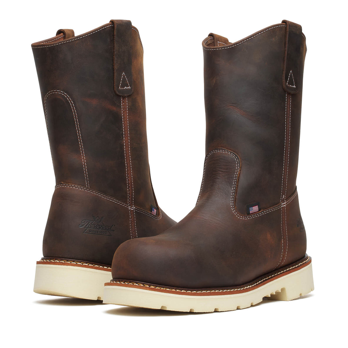Thorogood Men's American Heritage 11" MAXWear 90 Wellington Steel Toe Work Boot
