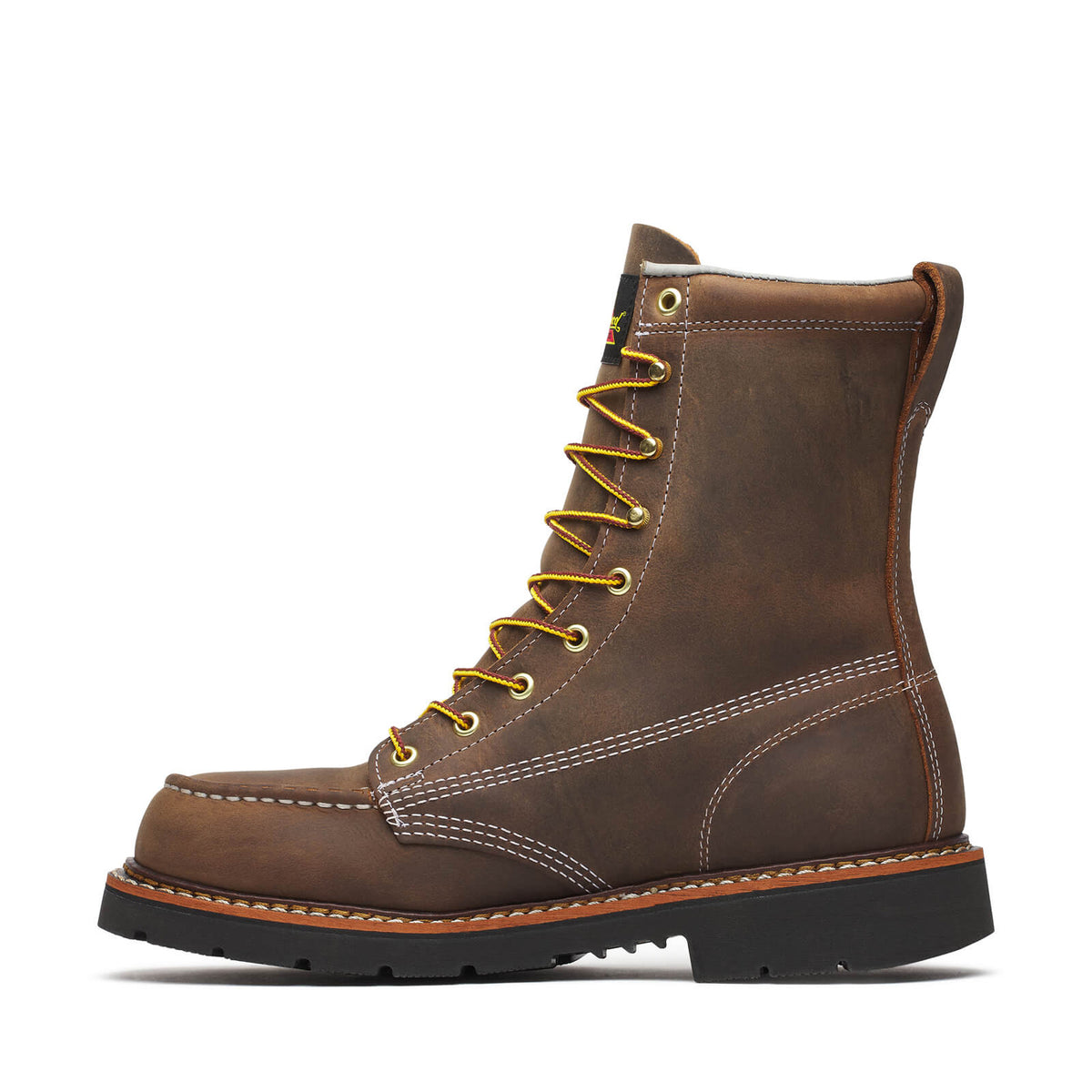 Thorogood Men's American Heritage 8" MAXWear 90 Moc Toe Steel Toe Work Boot