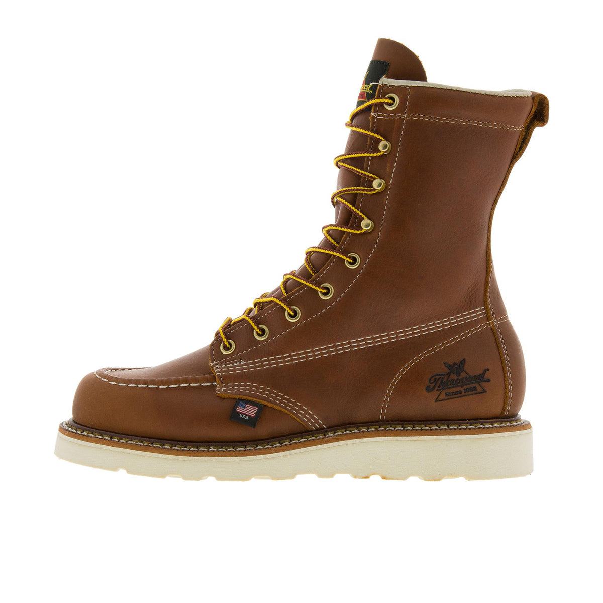 Thorogood Men's American Heritage Moc Toe MAXWear 8" Wedge Boot Work Boots Thorogood
