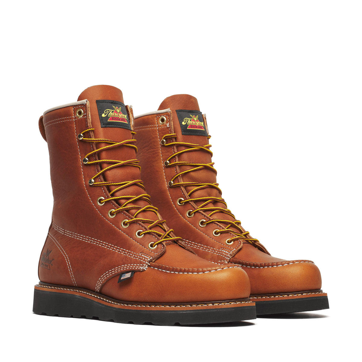 Thorogood Men's American Heritage 8" Moc Toe Soft Toe Work Boot