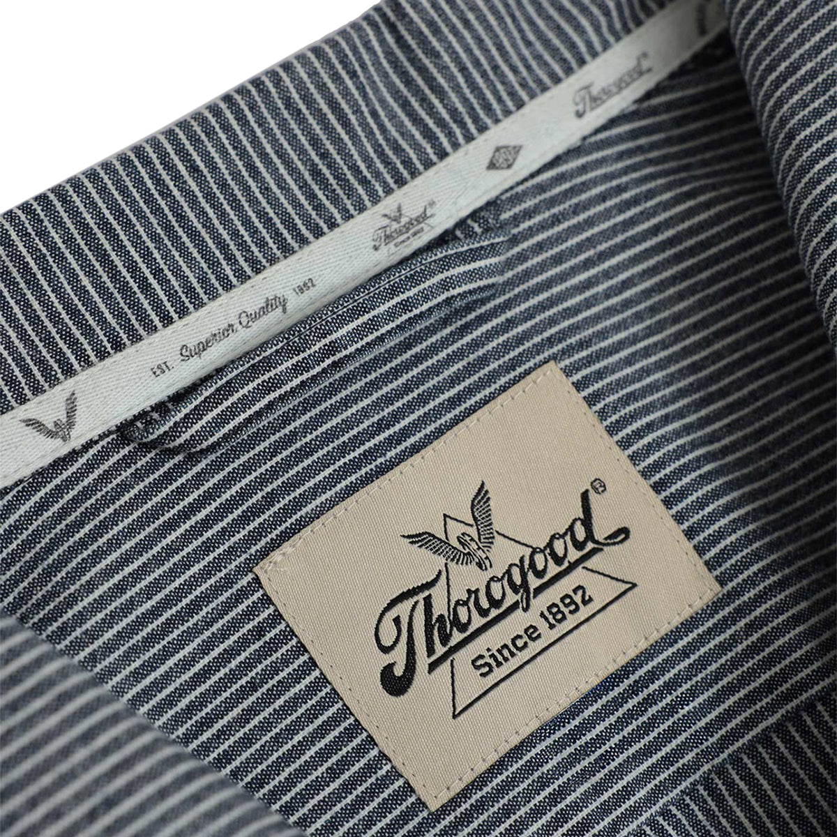 Thorogood Men's Short Sleeve Washed Garage Workwear Shirt Work Shirts Thorogood