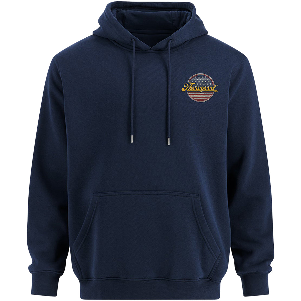 Thorogood Men's Freedom Eagle Pullover Hooded Sweatshirt Sweatshirts & Hoodies Thorogood Navy 2XL Reg