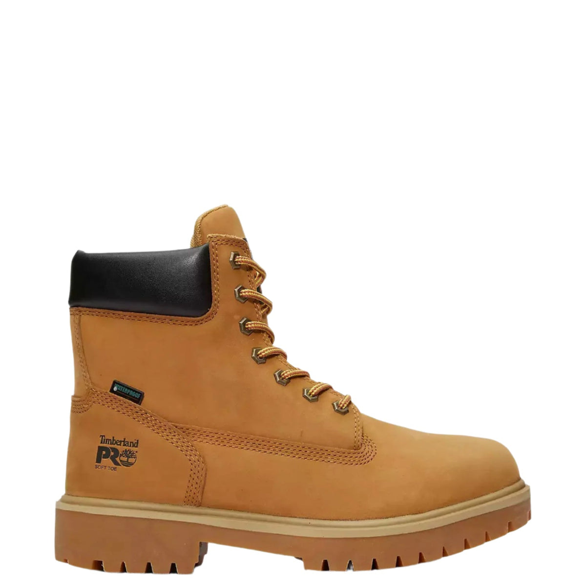Timberland PRO Men's Direct Attach Waterproof 6" Soft Toe Work Boot Work Boots Timberland PRO Wheat 10 M