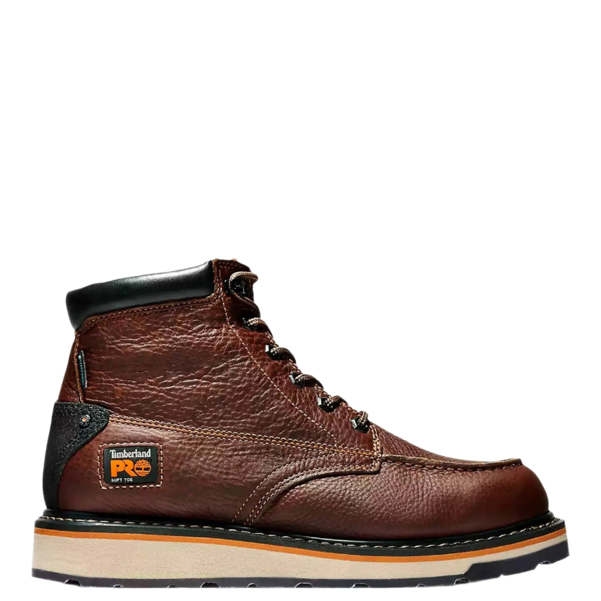 Timberland PRO Men's Gridworks Waterproof 6" Soft Toe Work Boot Work Boots Timberland PRO Rancher Brown 10 M