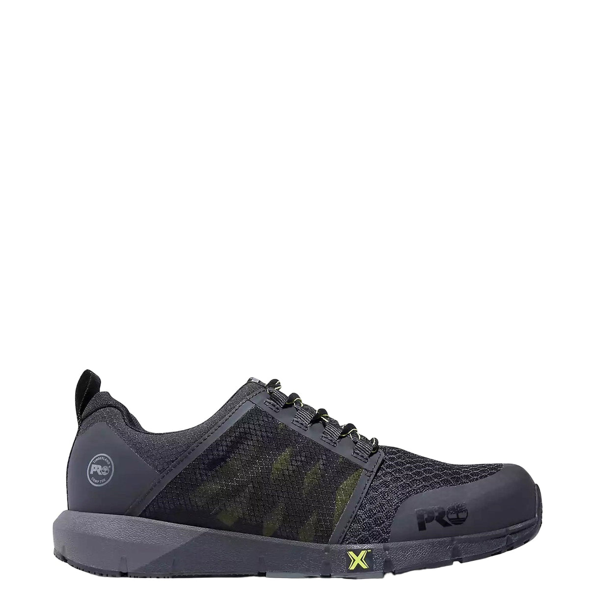 Timberland PRO Men's Radius Comp Toe Work Sneaker Work Shoes Timberland PRO Black Hi-Vis 10 M