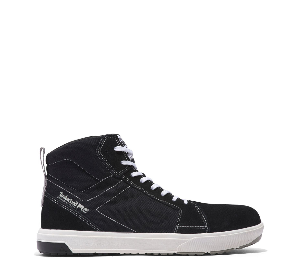 Timberland PRO Unisex Berkley 4.5" EH Comp Toe Hi-Top Work Shoe Work Shoes Timberland PRO Black/White 10 M