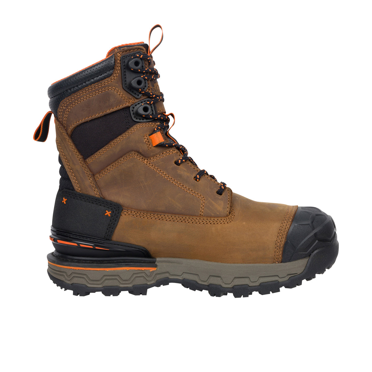 Timberland PRO Men's Boondock Ultralight 8" Waterproof Comp Toe Work Boot Work Boots Timberland PRO Brown 10 M