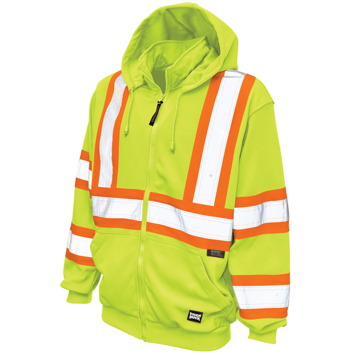Tough Duck Men's Fleece Unlined Safety Hoodie
