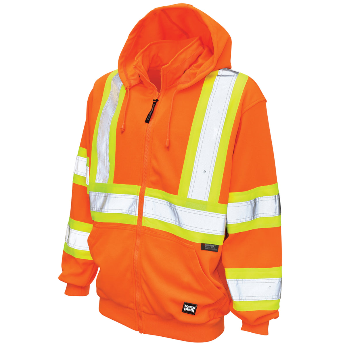 Tough Duck Men's Fleece Unlined Safety Hoodie