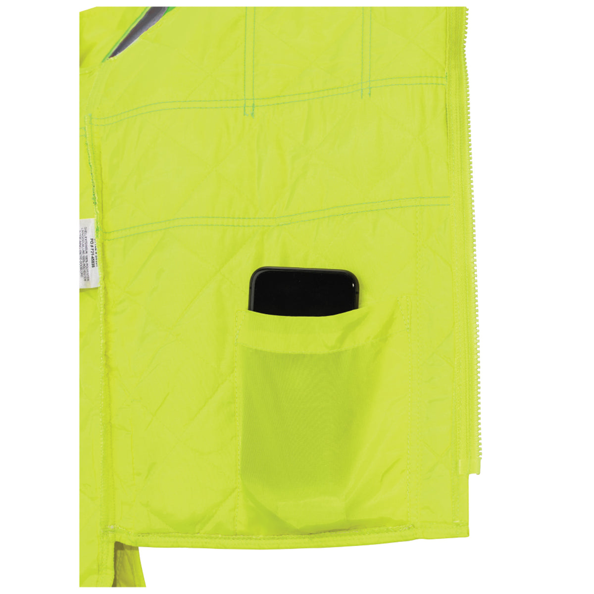 Tough Duck Men's Quilted Safety Freezer Vest