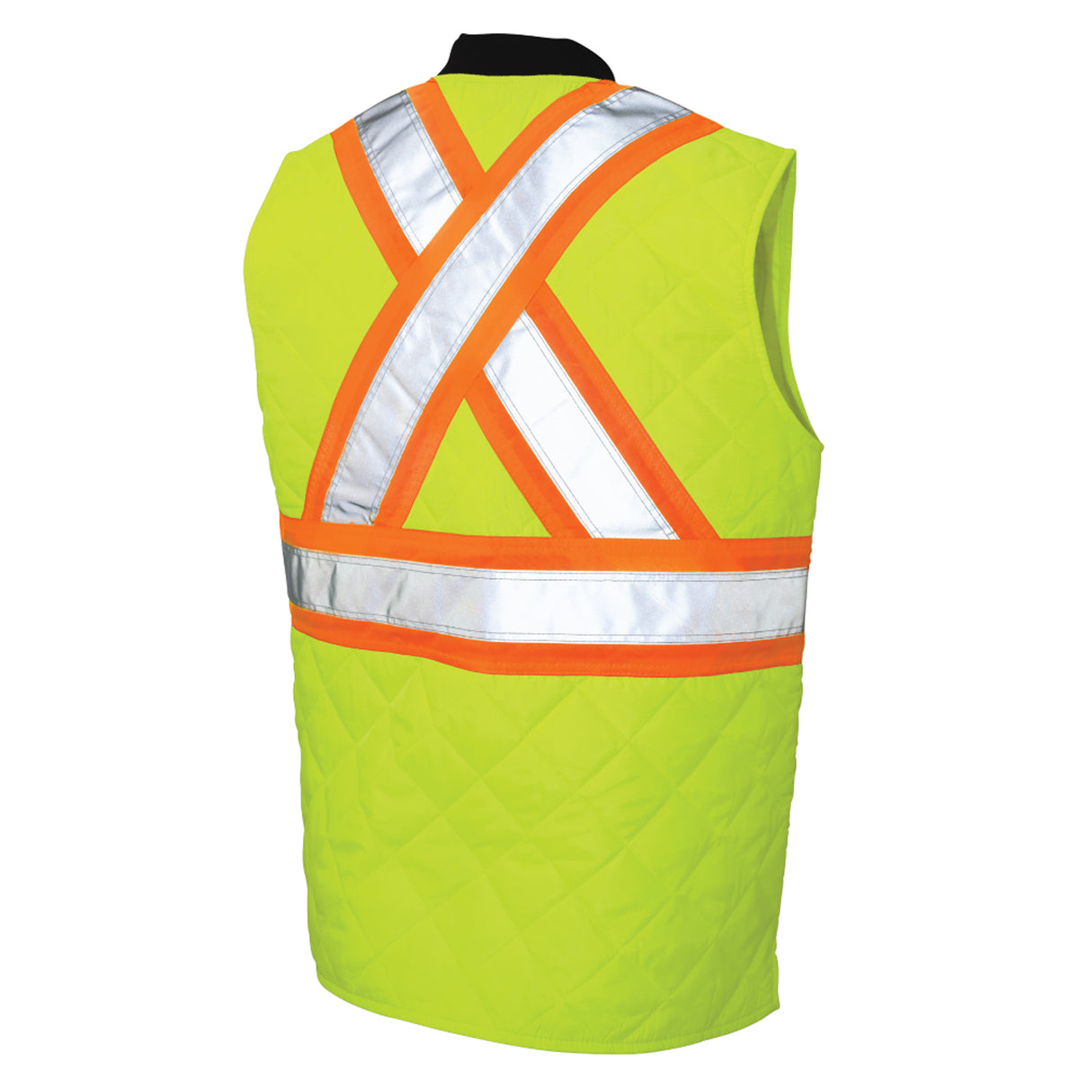 Tough Duck Men's Quilted Safety Freezer Vest