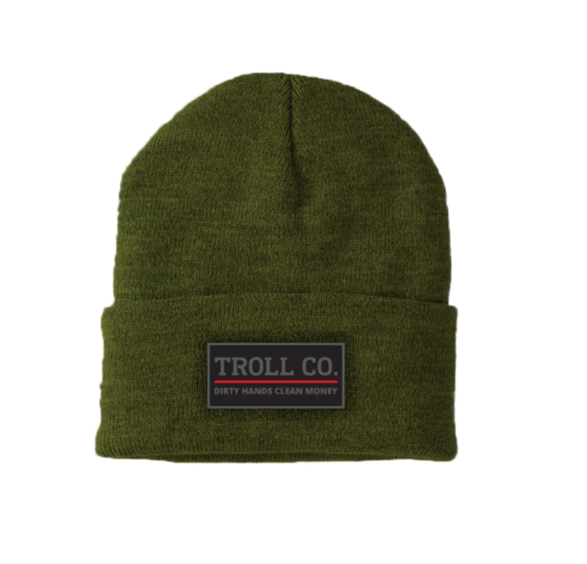 Troll Co. Premium Logo Patch Knit Beanie - Work World - Workwear, Work Boots, Safety Gear