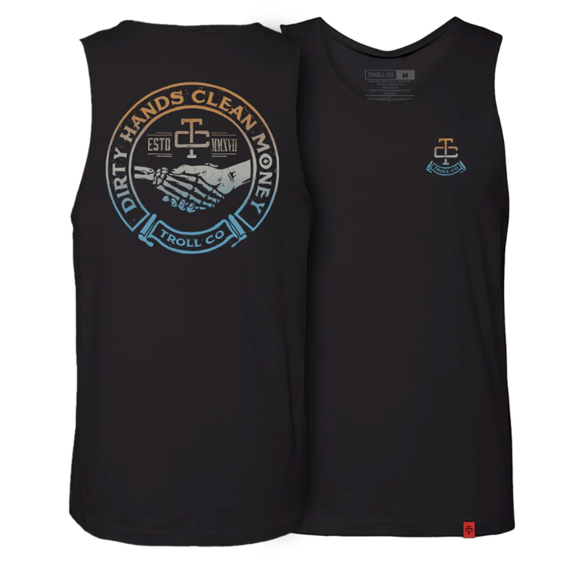 Troll Co. Men&#39;s Haggler &quot;Dirty Hands Clean Money&quot; Muscle Tank - Work World - Workwear, Work Boots, Safety Gear