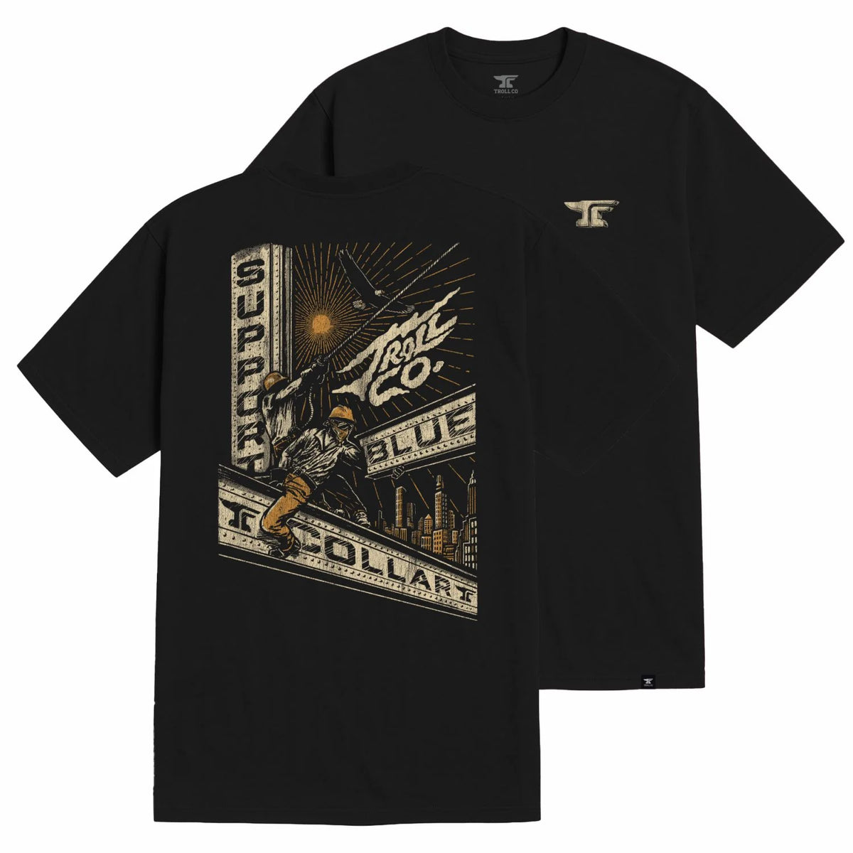 Troll Co. Men's SBC Skyline T-Shirt T-Shirts Troll Co. Black 2XL Reg