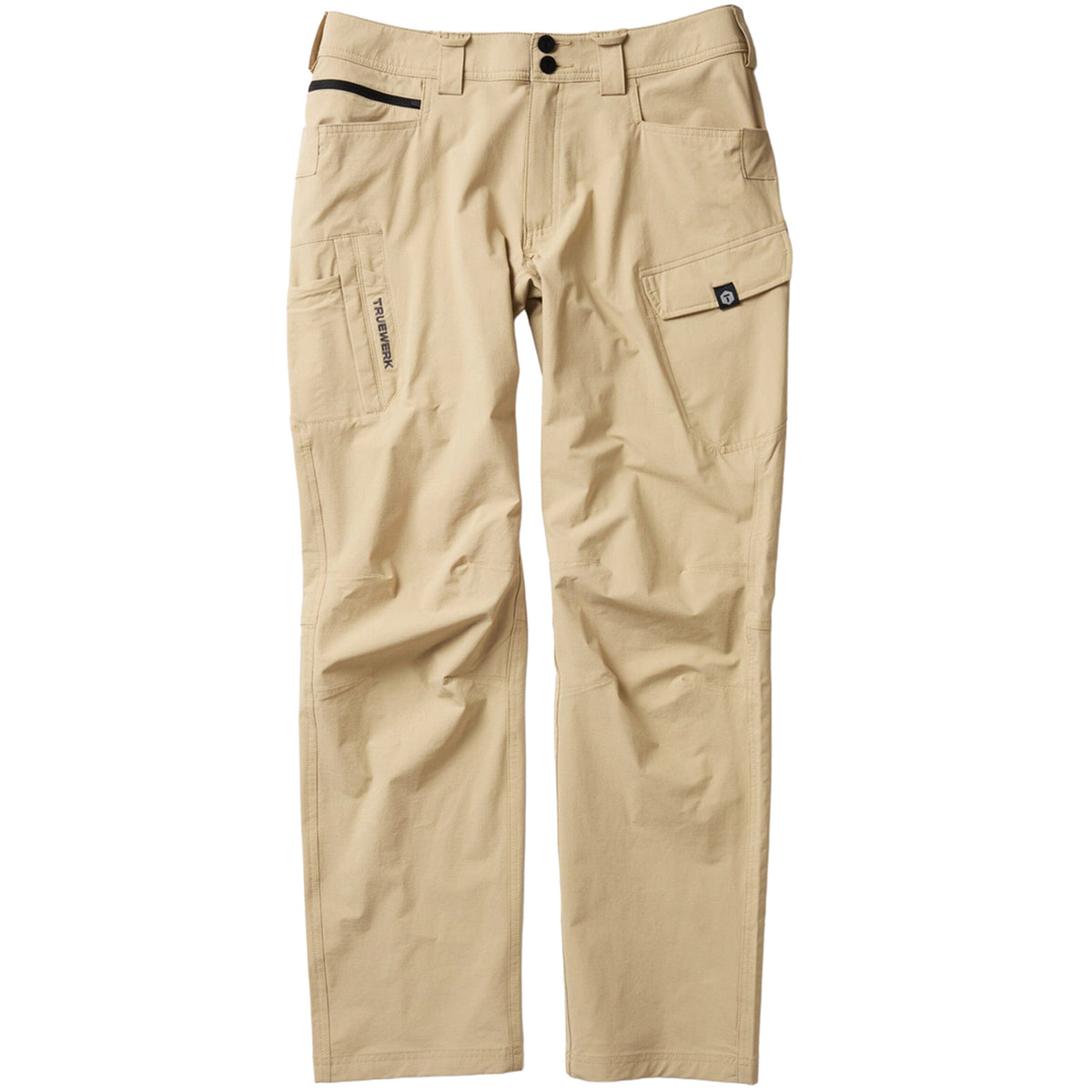 TRUEWERK Men's T1 Werkpant Lightweight Stretch 8-Pocket Work Pant Pants TRUEWERK Khaki 28 30 Inseam