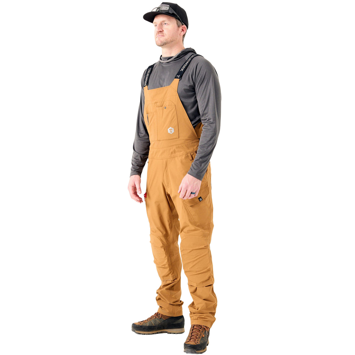 TRUEWERK Men's T1 Overall Lightweight Stretch Double-Front Bib Bibs & Overalls TRUEWERK
