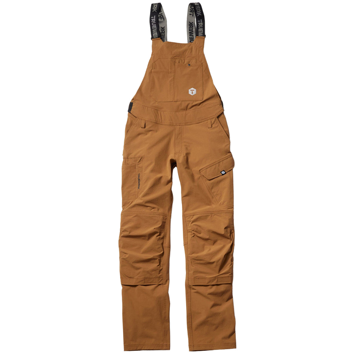 TRUEWERK Men's T1 Overall Lightweight Stretch Double-Front Bib Bibs & Overalls TRUEWERK Sand 2XL Long