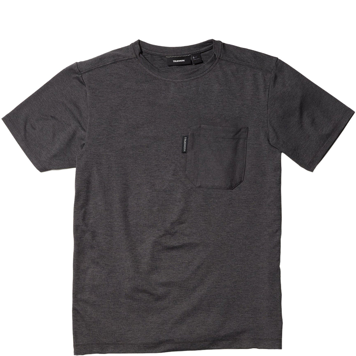 TRUEWERK Men's Tech Pocket Tee T-Shirts TRUEWERK Heathered Grey 2XL Reg