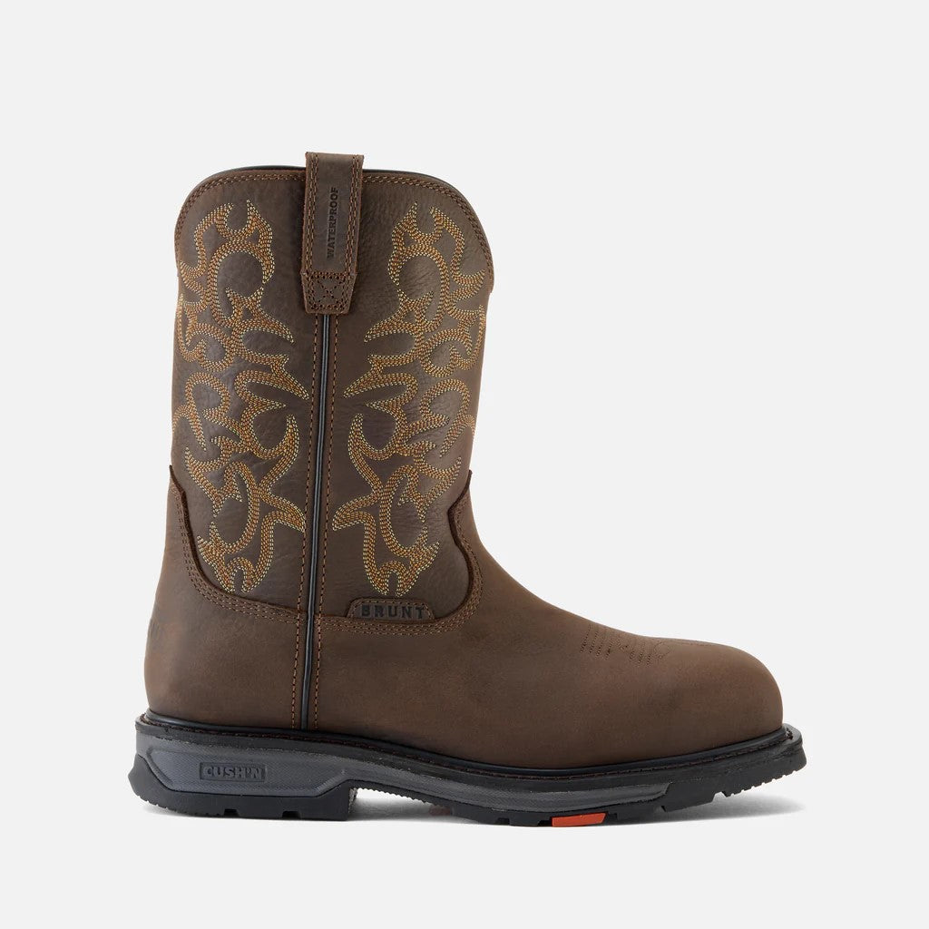 BRUNT Men&#39;s The Vastbinder 10&quot; Waterproof Comp Toe Western Boot - Work World - Workwear, Work Boots, Safety Gear