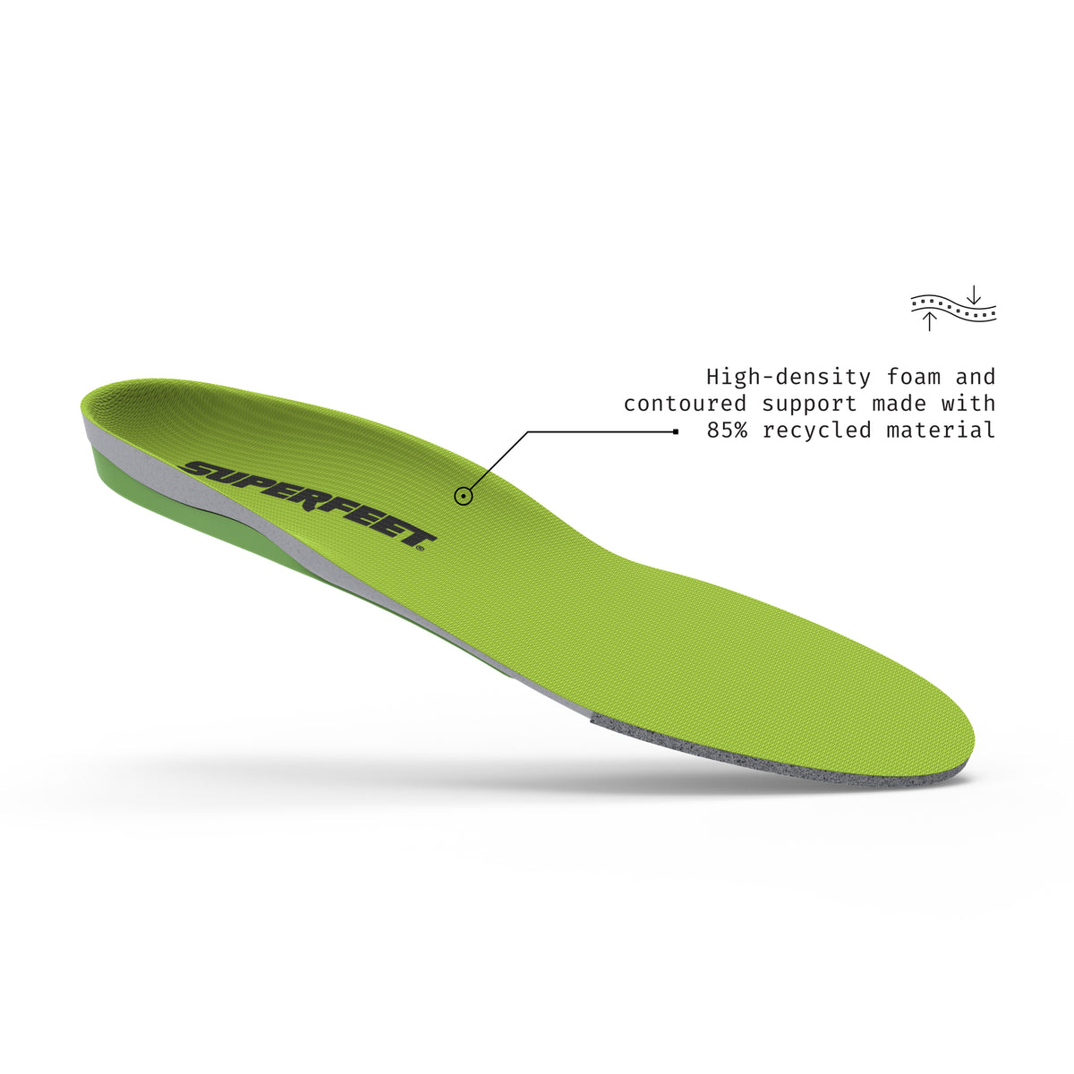 Superfeet Green High Arch Insole Footwear Accessories Superfeet