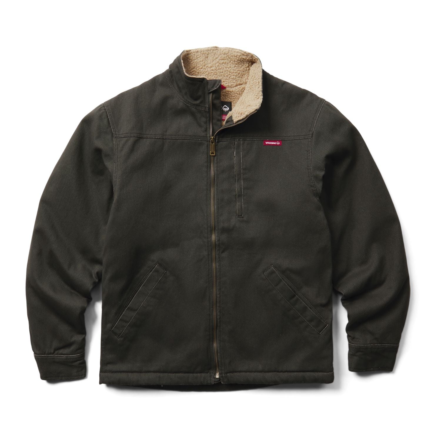 Wolverine Men's Upland Sherpa-Lined Full-Zip Jacket - Work World - Workwear, Work Boots, Safety Gear