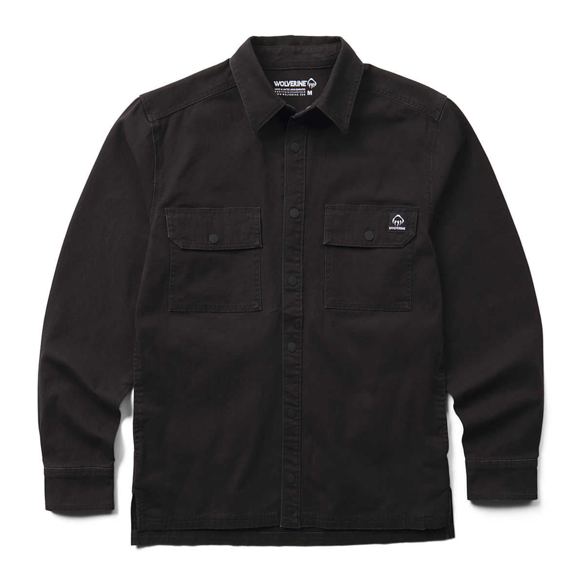 Wolverine Men&#39;s Steelhead Stretch Canvas Snap-Up Shirt Jac - Work World - Workwear, Work Boots, Safety Gear