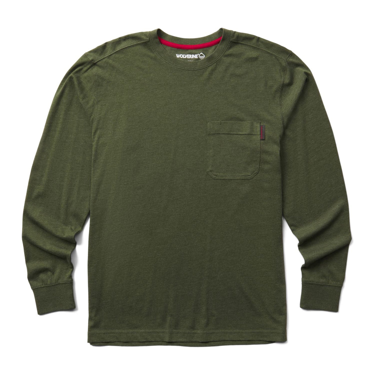 Wolverine Men's Classic Long Sleeve Pocket T-Shirt Long Sleeve T-Shirts Wolverine Grove 2XL Reg