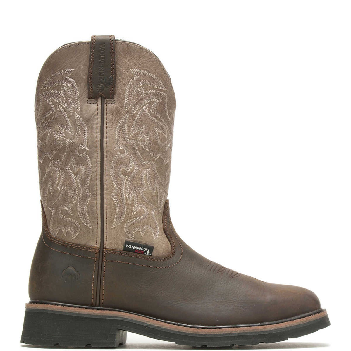 Wolverine Men's Rancher 10" Waterproof Steel Toe Wellington Boot Work Boots Wolverine Dark Taupe 10 M