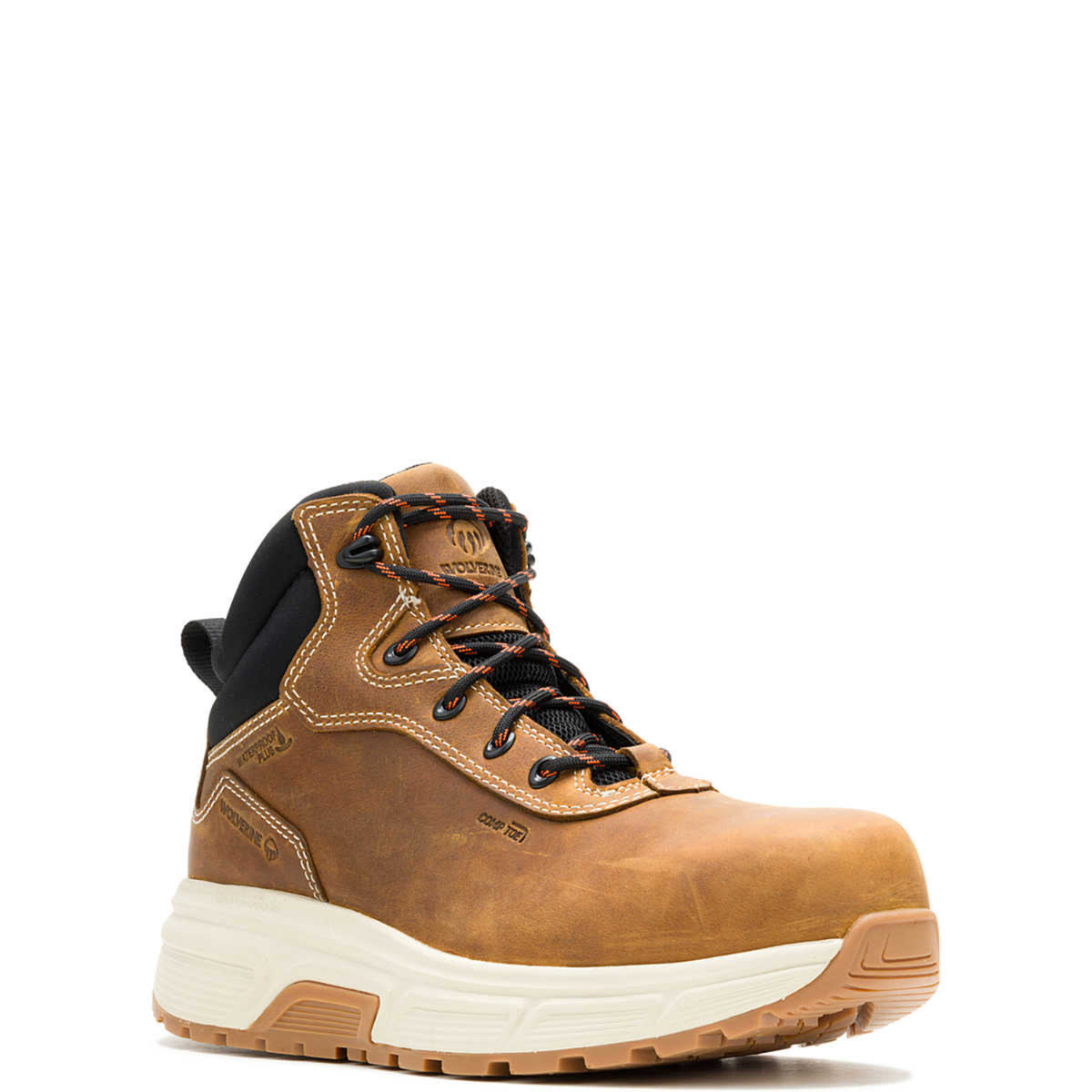Wolverine Men's Ride Wedge CarbonMAX 6" Waterproof Composite Toe Work Boot Work Boots Wolverine