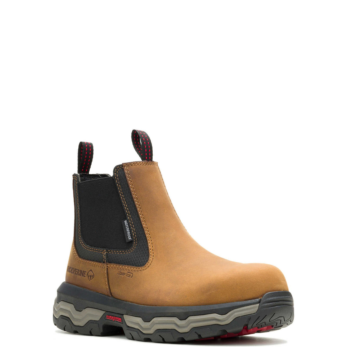 Wolverine Men's Alpha Infinity 6" Waterproof Comp Toe Chelsea Boot Work Boots Wolverine