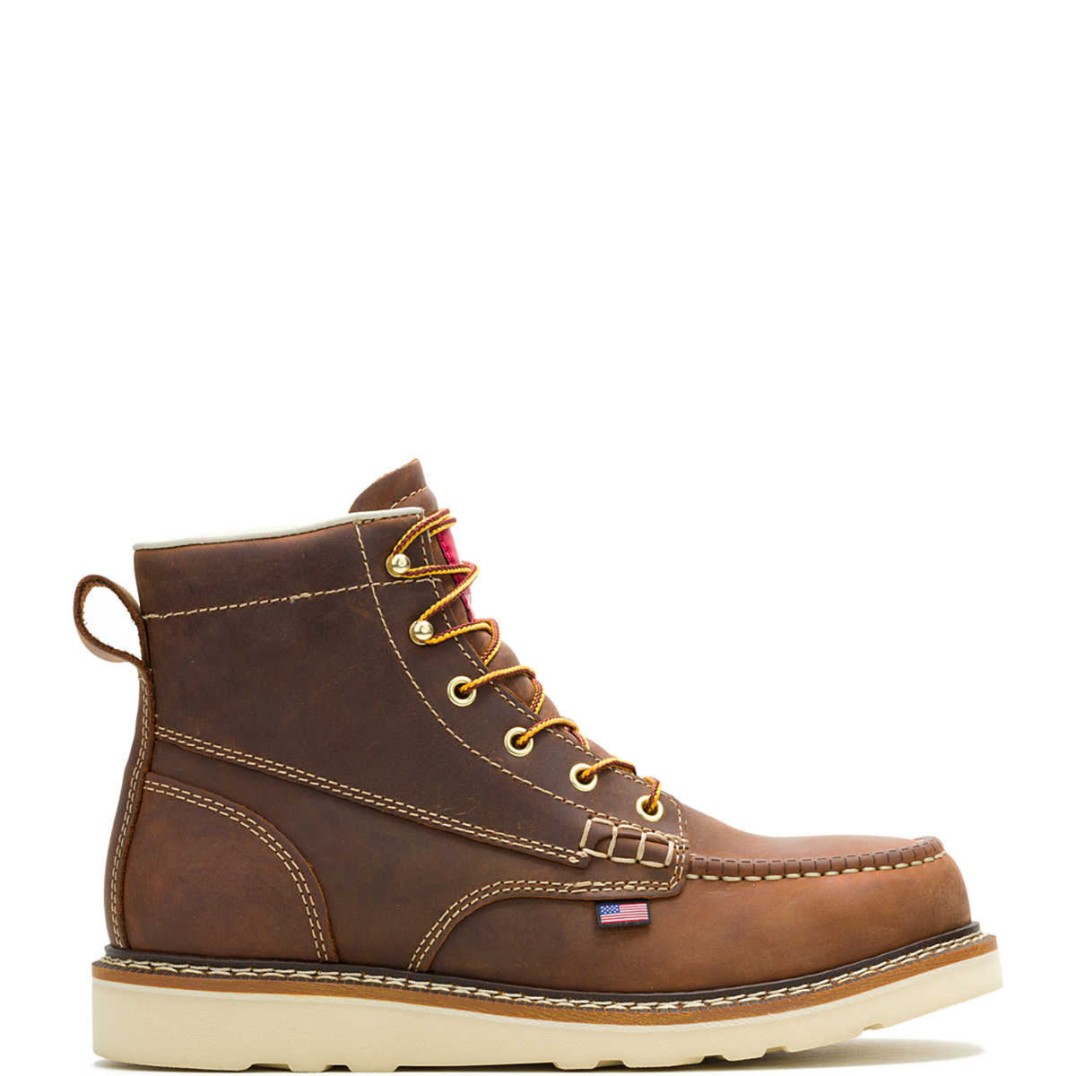 Wolverine Men's Workshop Wedge Comp Toe Work Boot Work Boots Wolverine Brown 10 D