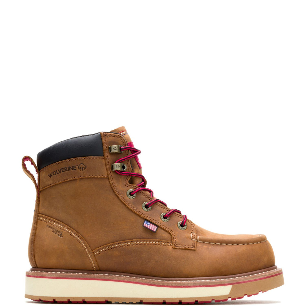 Wolverine Men's USA-Built Loader 6" Waterproof Comp Toe Work Boot Work Boots Wolverine Trail 10 M