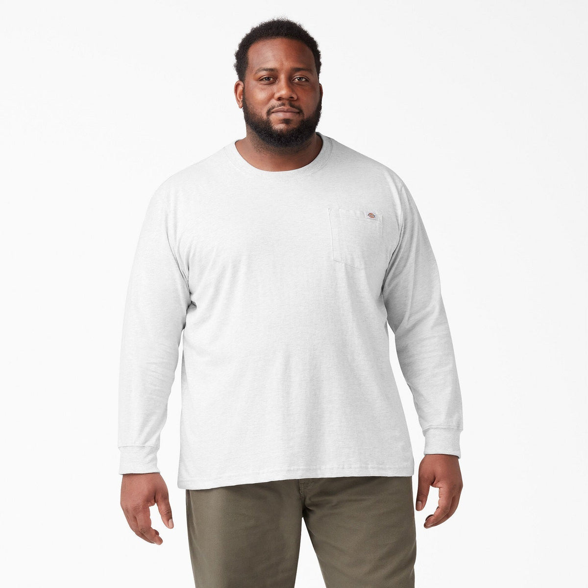 Dickies Men's Heavyweight Long Sleeve Crew Neck T-Shirt - Work World - Workwear, Work Boots, Safety Gear
