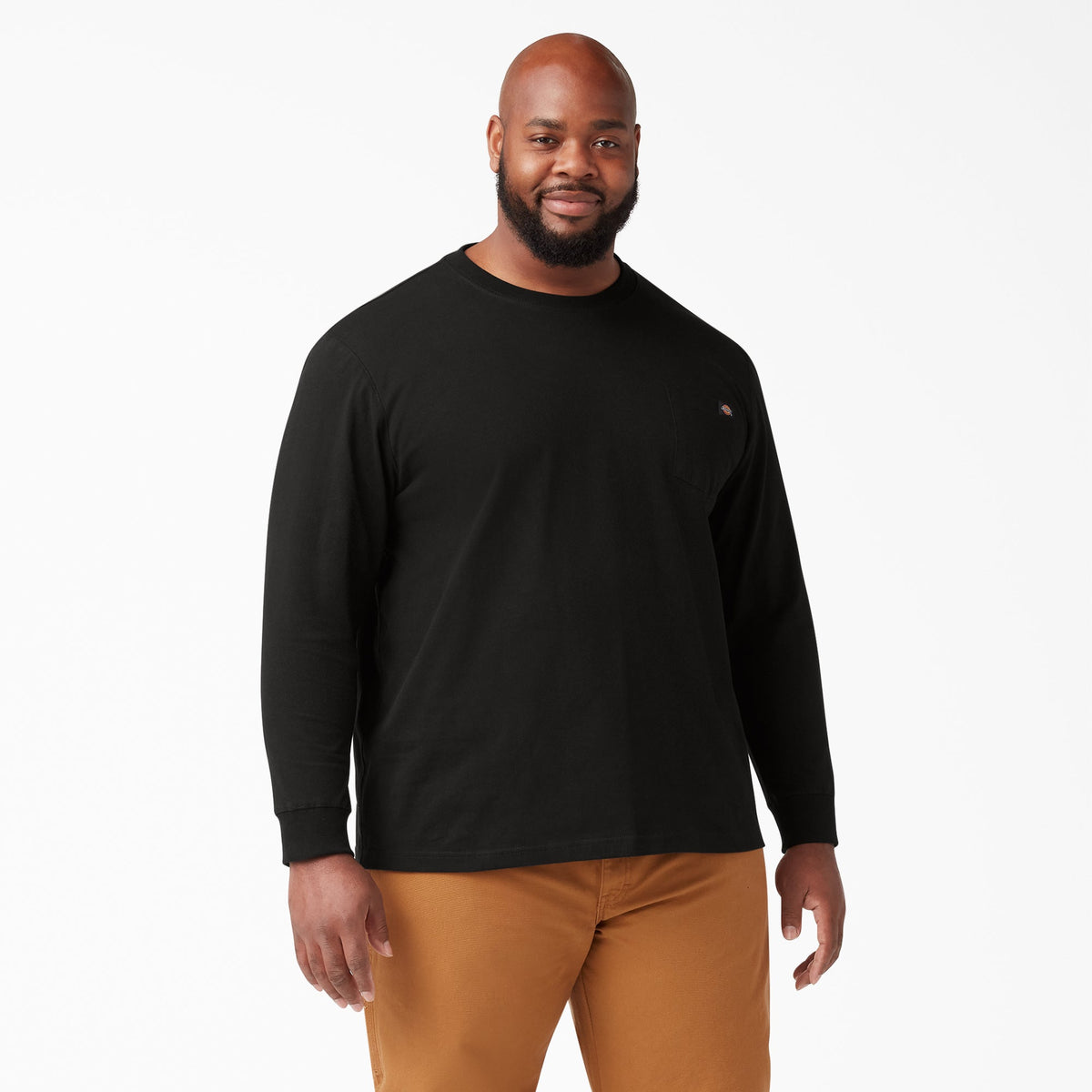 Dickies Men's Heavyweight Long Sleeve Crew Neck T-Shirt Long Sleeve T-Shirts Dickies