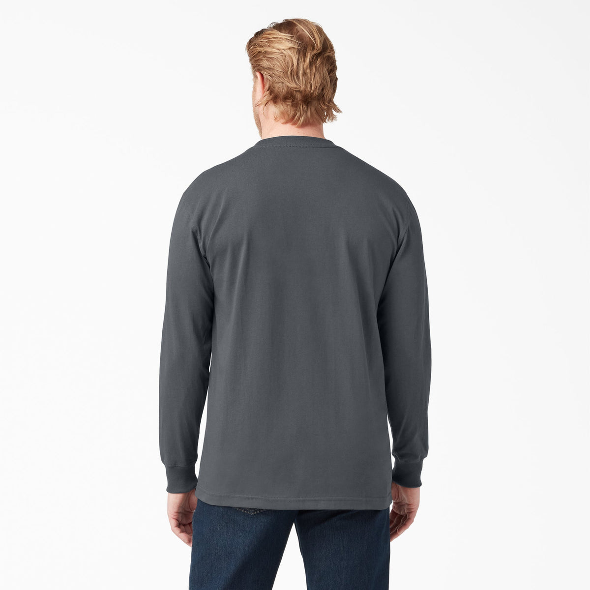 Dickies Men's Heavyweight Long Sleeve Crew Neck T-Shirt Long Sleeve T-Shirts Dickies